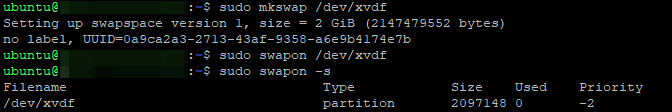 ubuntu-swapon