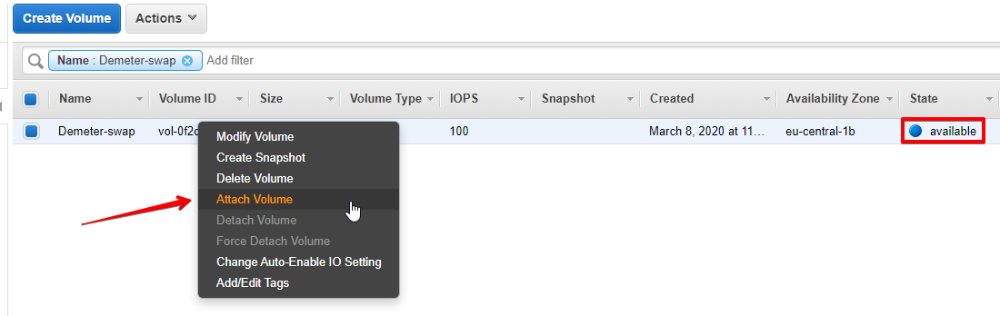 volumes-available-ec2-management-console